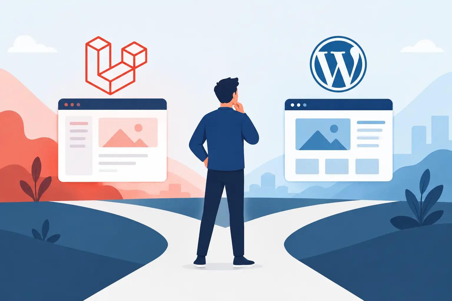 Laravel mi WordPress mi? İşletmeniz İçin Seçim